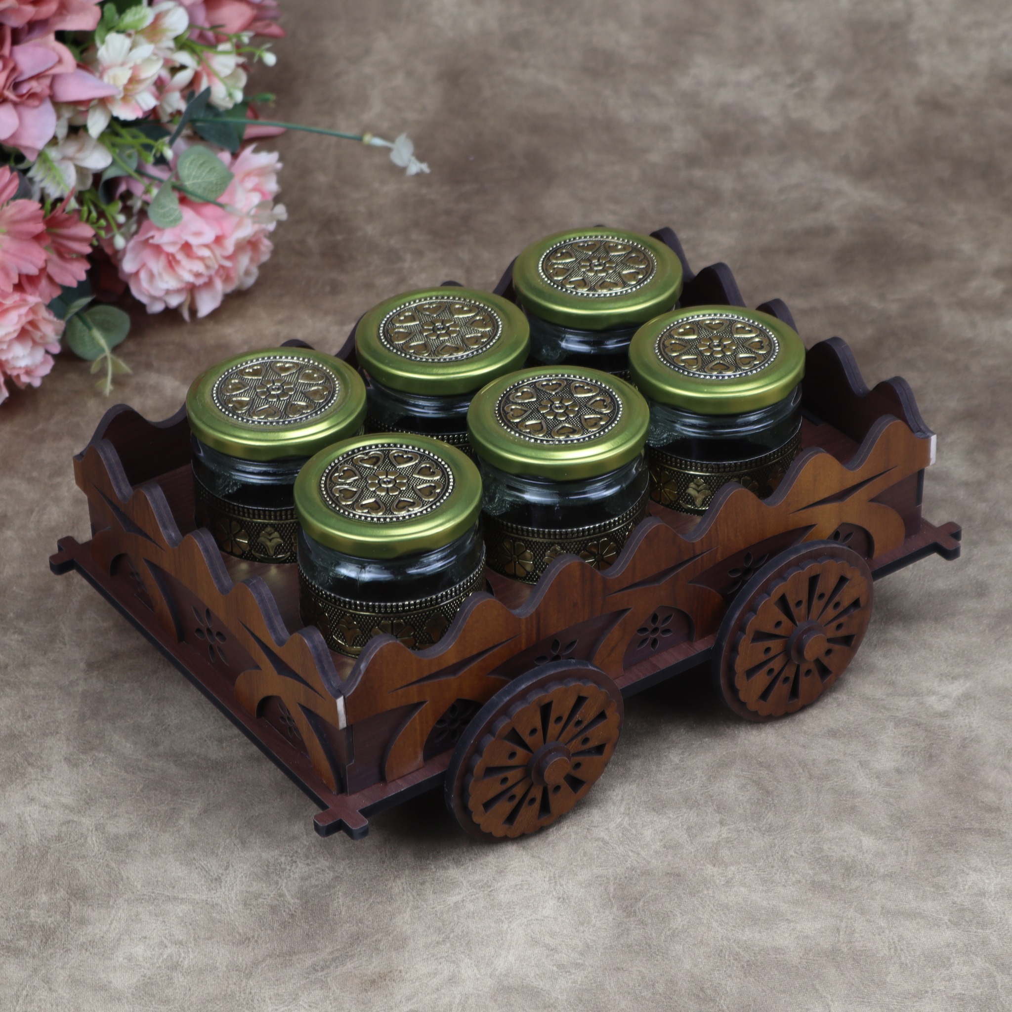 Jamuna traditional wooden gifting cart